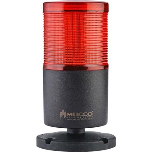Mucco Stack Light Steady Surface Mounting One layer With Buzzer | 24V/DC | IP65