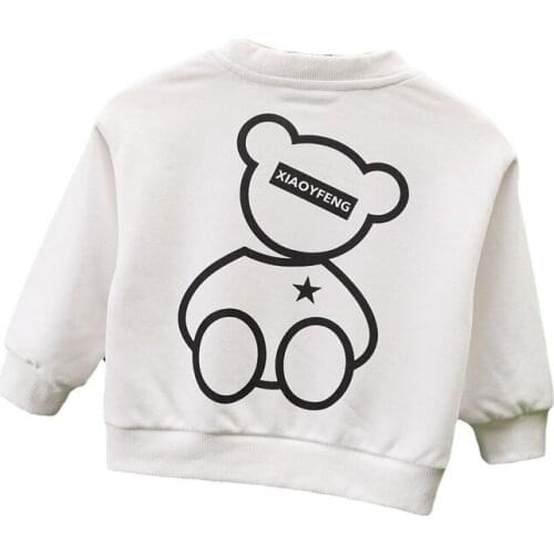 New Spring Autumn Baby Clothes Fashion Children Girls Boy Cartoon T-Shirt Toddler Costume Infant Cotton Clothing Kids Sweatshirt