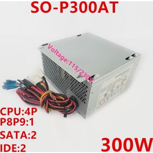 New PSU For Rosor AT P8P9 300W Power Supply SO-P300AT