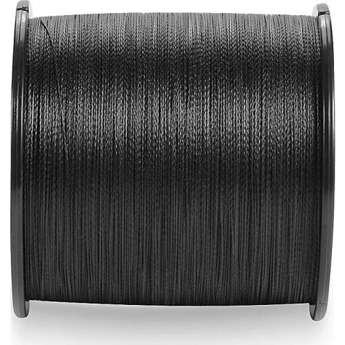 Braided fishing line black 500m 1000m 8 strands super new line of never faded pe wire 8 10 20 30 50 60 80 100 150 200 250 300LB
