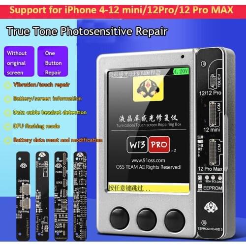 W13 Pro V2 For iPhone 11Pro max XR XS Max True Tone Light Sensor Repairing Chip Programmer Battery Data Headphone Repair Tester