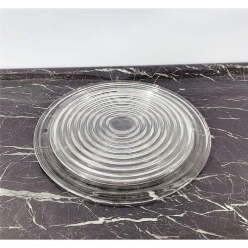 Modern simple European-style wave pattern concave-convex round tray decoration model house sales office soft decorations