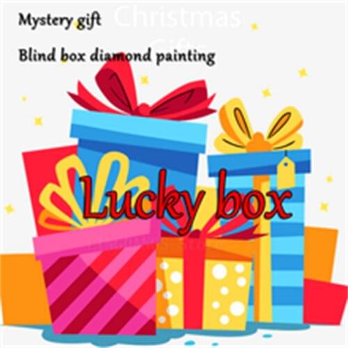 Mystery Surprise 2021 Newest 10000+Pcs Animal and Plant Landscape Random Lucky Diamond Painting Embroidery Random Blind Box Gift