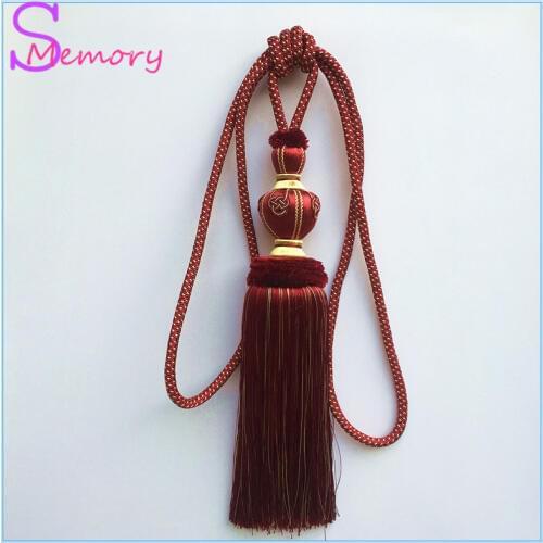 Europe Curtain Tassel Tieback Clips Buckle Hanging Ball Tie Back Straps Holders Accessories Home Decoration