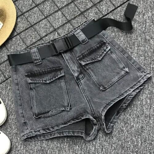 Plus size 5XL!2020 summer casual denim shorts women big pocket loose wide leg jeans shorts