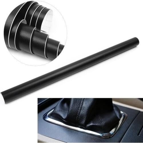 150*50cm DIY Car Interior 3D Imitation Leather Texture Dashboard Film Vinyl Sticker PVC Plastic Black