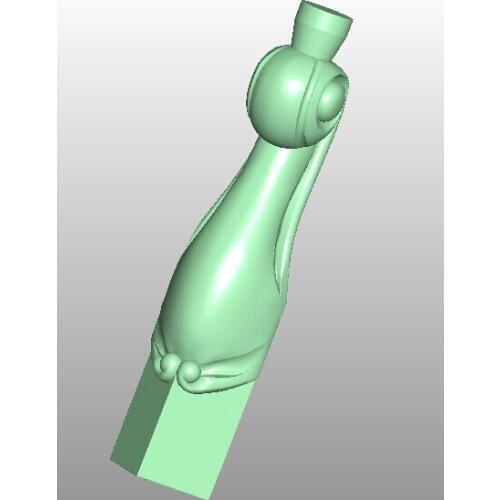 3D model STL format file for cnc router engraving furniture sofa cabinet chair leg pattern Artcam 681