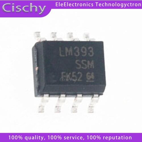 50PCS LM393 SOP8 LM393DR 393 SOP-8 SOP SMD