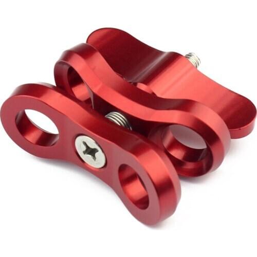 Camera Accessory Diving Lights Ball Butterfly Clip Arm Clamp Mount Aluminum For Gopro Hero 3+/4/5 Xiaoyi Gitup SJ6000 Camera Red