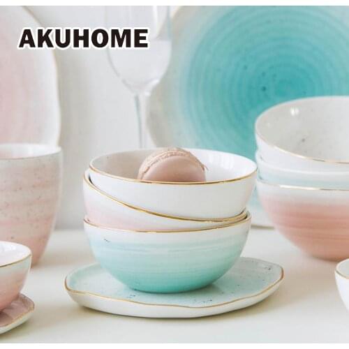 AKUHOME Ceramic Kitchen Bowls