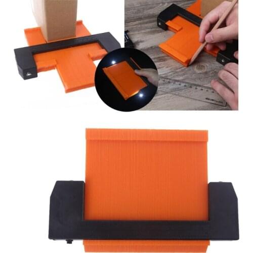 Wider Contour Gauge with Lock & Light Profile Gauges Plastic Contour Duplicator Gauge Copy Irregular Shapes Measuring 16FA