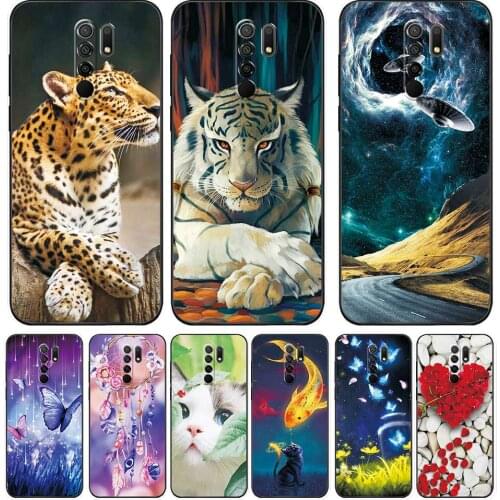 For Redmi 9 Case Soft Silicone Back Cover TPU Case on For Xiaomi Redmi 9 Phone Back Cover Redmi9 6.53 Fundas For Redmi 9 Cases