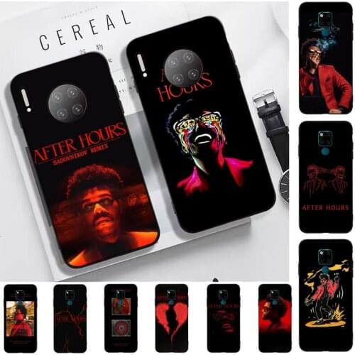 The Weeknd After Hours Phone Case for Huawei Mate 20 10 9 40 30 lite pro X Nova 2 3i 7se