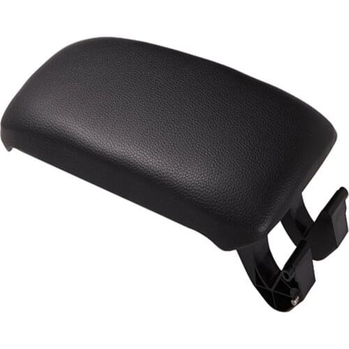 Black Car Leather Armrest Lid for Audi A3 8P A5 2003-2013 Auto Center Console Arm Rest Cover Storage Box Lid Car Interior Parts