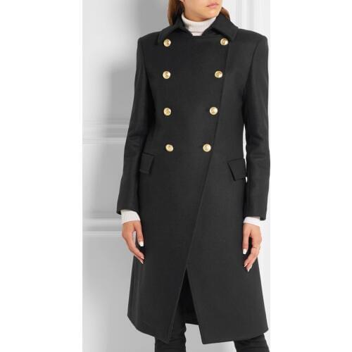 KALEIRDA Womens Black Coats