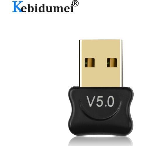 Kebidumei Bluetooth 5.0 Computer Adapter USB Dongle for PC Wireless USB Bluetooth Transmitter Music Receiver Adapter