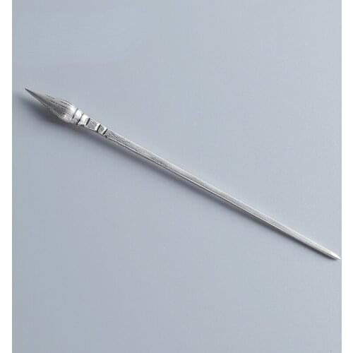 Handmade Tea Knife Needle Copper Prying Luxury Insert Vintage Chinese Puer Oolong Tea Knife Ceremony Te Verde Chino Teaware DG50