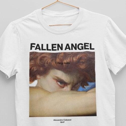 Fallen Angel – Alexandre Cabanel Classical Art Classic Old Painting Vintage Aesthetic Famous Painting Print T shirt