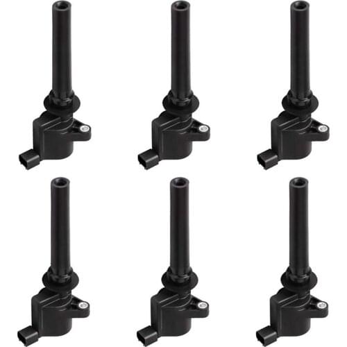 Ignition Coil Pack of 6 for 01-08 Ford Escape-Mazda Tribute - Mercury Mariner Montego Sable 3.0L V6 AJ5118100