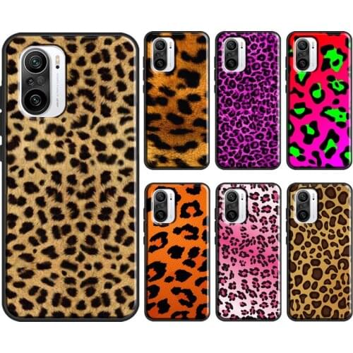 Neon Leopard Pattern Print For POCO X3 M3 Pro F2 F1 F3 Case For Xiaomi Mi 11 8 9 Mi 10T 9T Pro Mi Note 10 Lite Coque