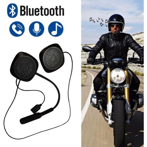 Motorcycle Bluetooth 4.2 Helmet Intercom Ultra-long Standby Time Hands-free Call Bluetooth Headset Interphone Music Player