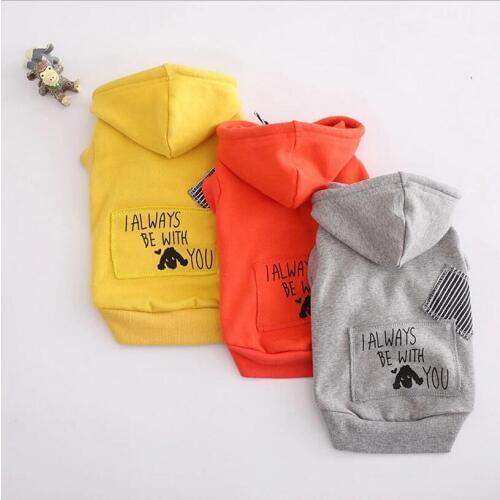 Petalk Various Style Letter Style Dog Hoodie Cat Teddy Bulldog Pet Sweatshirt Cat Clothes for Small Pet Cat