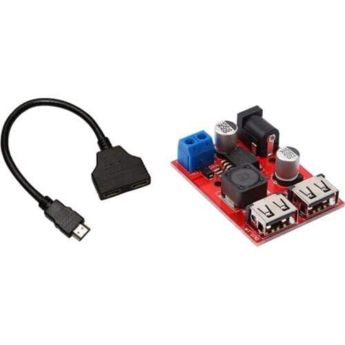 Converter Board Car Charger Solar Power Supply Module with Arrival Cable HDMI Splitter