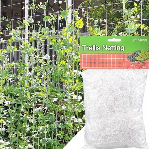 1.67x20m Garden Plant Trellis Net Heavy Duty Mesh Vine Landing Garden Weaving Grow Frame Vegetable Flower Cucumber Climbing Net
