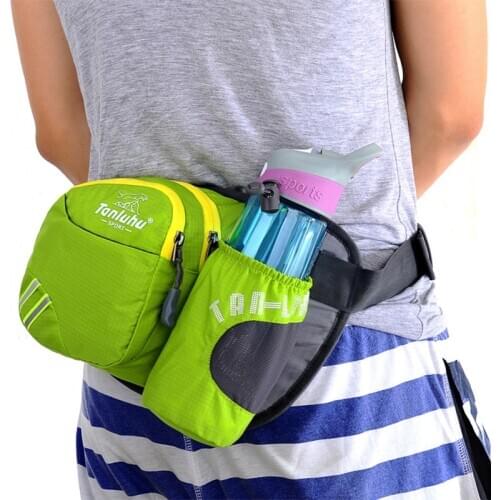 Sports Cycling Marathon Jogging Running Women Men Waist Bag Colorful Unisex Chest Fanny pack Belt Bag Water Bottle Phone Holder