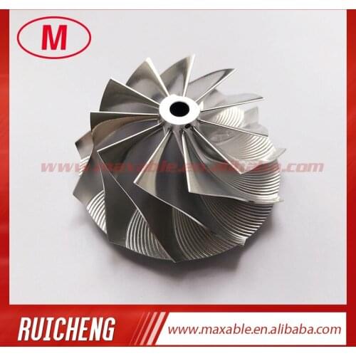 T04S 11+0 blades 58.00/76.07mm High performance turbo Billet/aluminum 2618/milling compressor wheel for racing