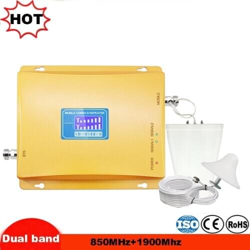 2G 3G 4G Cellular Booster GSM Repater Mobile Signal Repeater GSM LTE AWS cellphone Signal Amplifier Mexico,Venezuela,Colombia