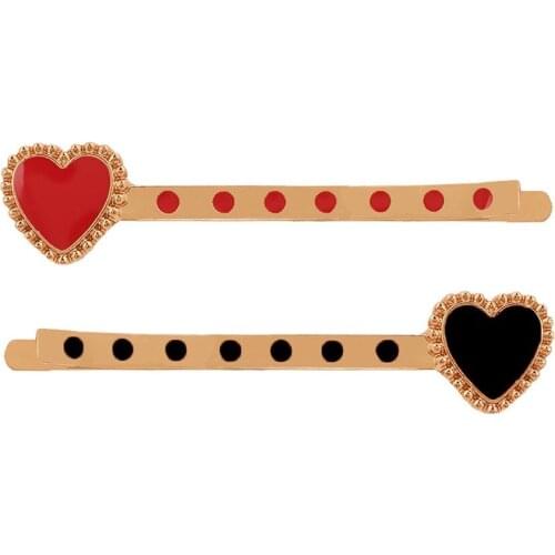 Heart Hair Clips Women Girls Hair Pins Trend Hair Barrettes Stylish Hair Clips Party Events Hair Accessories