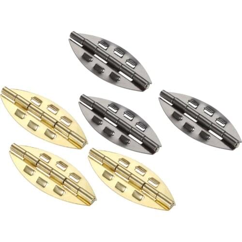 10Pcs Cabinet Hinge Parliament Decorative Hinges Vintage Wooden Gift Jewelry Box Hinge Fittings For Furniture Hardware 39*17mm