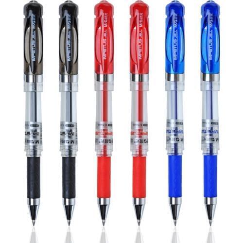12pcs/box M&G Neutral pen business office bold pen black ink pen 0.7MM power GP1111