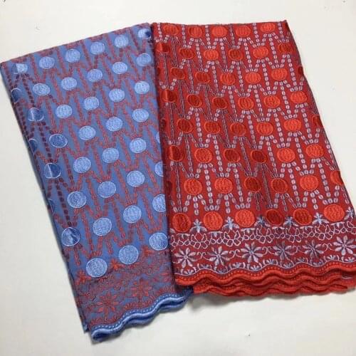 2.5+2.5yards African Lace Fabrics Swiss Voile Lace In Switzerland 2021 High Quality Dubai Stones Lace African Bazin Brode Lace