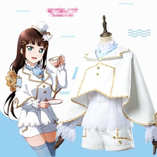 Anime Cosplay Costume lovelive! Amazing World Kurosawa Dia Handmaids Dress Z