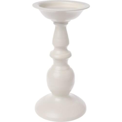 White Metal Candlestick Candle Holder Stand Wedding Party Table Decoration Gifts #314