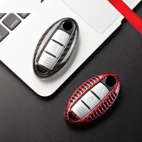 Carbon Fiber Car Remote Key Case Key Cover For infiniti FX35 FX37 FX50 G25 G35 G37 JX35 M35 M37 M45 Q70