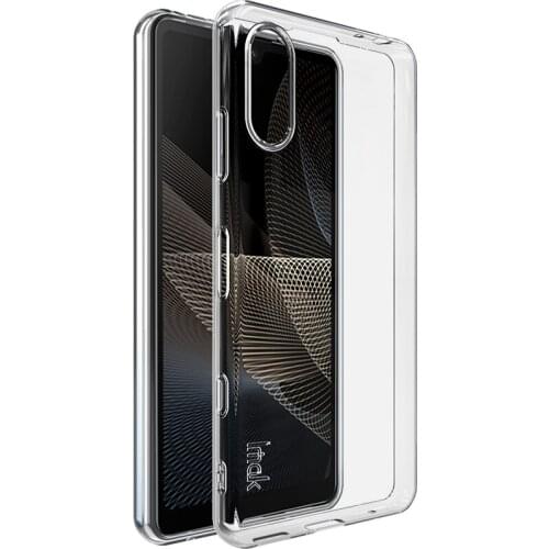 For Sony Xperia Ace II Case IMAK UX-5 Soft TPU Transparent Slim Phone Shell Silicone Back Cover Case for Sony Xperia Ace II