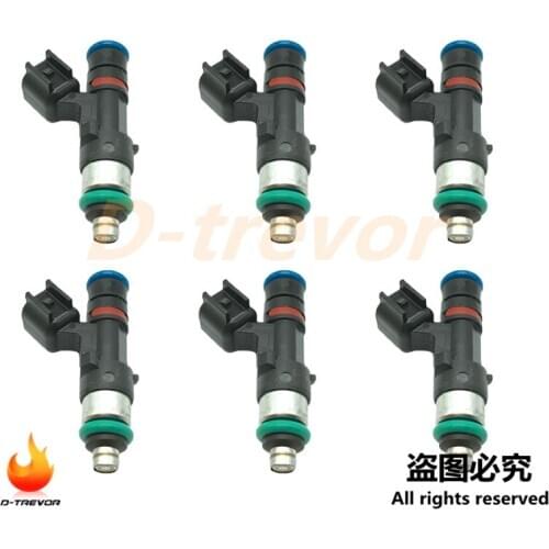 6Pcs 12602223 0280158154 Fuel Injectors For 2007-2010 Saturn/GMC/Buick 3.6L