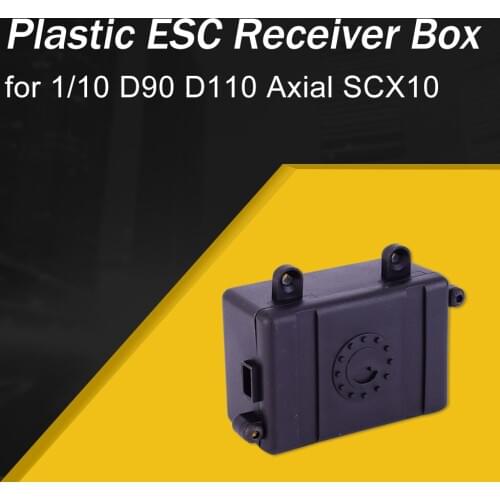 RC Car Radio Box Parts Plastic ESC Receiver Box for 1/10 D90 D110 Axial SCX10 RC Crawler Climbing Car Spare Parts Accessories