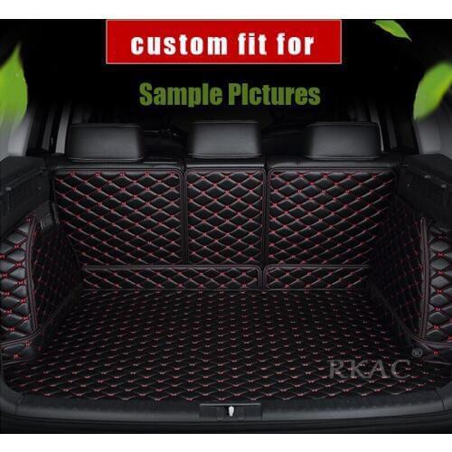 RKAC Leather Car trunk mat cargo carpet for Chevrolet Aveo Captiva Cruze custom fit WATERPROOF Car accessories