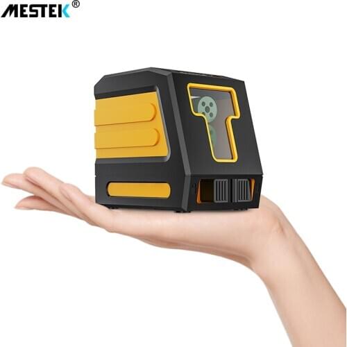 Laser Level Self-Leveling Horizontal and Vertical Cross Line Red/Green Beam Portable Mini Level Meter nivel laser 360 Two Line