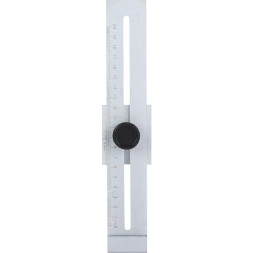 Ruler Woodworking 0-200mm Stainless Steel Marking Ruler Gauge Woodworking Marker Measuring Tool Ferramentas Para Marceneiro