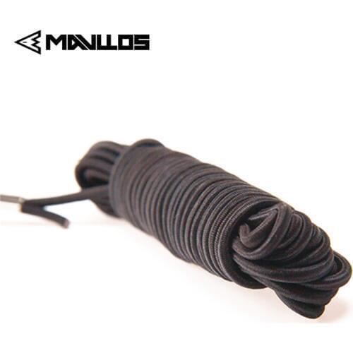 Mavllos 10M Magnet Elastic Line Safty Lanyard Fishing Rope Coiled Fish Rubber Fishing Lanyards Boating Ropes Kayak Camping Secur