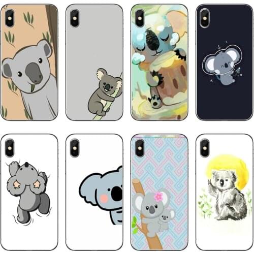 Cute koala Soft Phone Case For Samsung Galaxy A71 A70 A60 A51 A50 A41 A40 A31 A30 A20E A21S A12 A10 A7 A5 A3