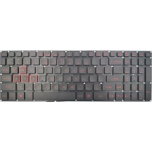New For Acer Nitro 5 AN515-51 AN515-51-5594 AN515-51-56U0 Series Laptop Keyboard US Black With Backlit Without Frame