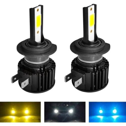 New 2Pcs H8 H11 Lamp H4 Led H7 H1 H3 12000LM Car LED Headlight Bulbs For Auto H27 881 HB3 HB4 Led Auto 12V 6000K Fog Light