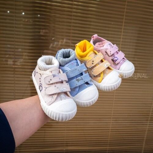 2021 spring and autumn new canvas shoes soft bottom breathable comfortable childrens shoes casual shoes