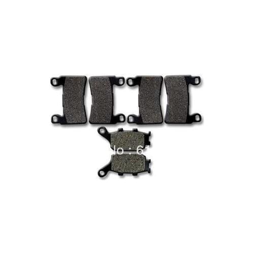 Front + Rear Kevlar Carbon Brake Pads carbon KEVLAR front rear brake PLATE complete set FITS FOR CBR 600 900 929 954 CB400